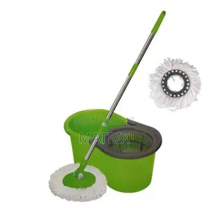 Spin Mopper Floor Cleaning Mop Rolling