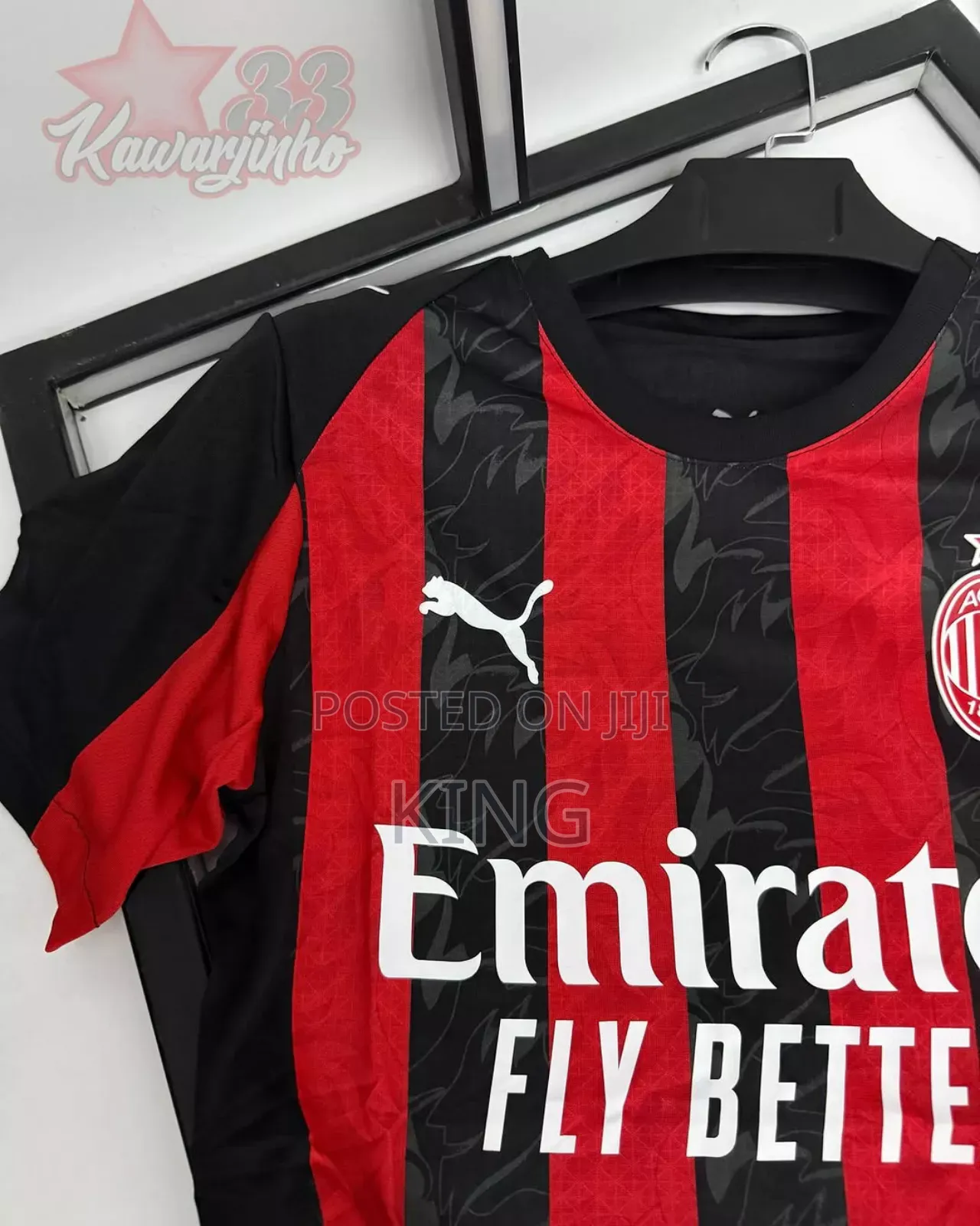 Bold Ac Milan Home Jersey