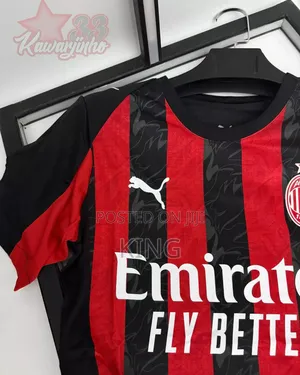 Bold Ac Milan Home Jersey