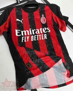 Sporty Ac Milan Home Jersey