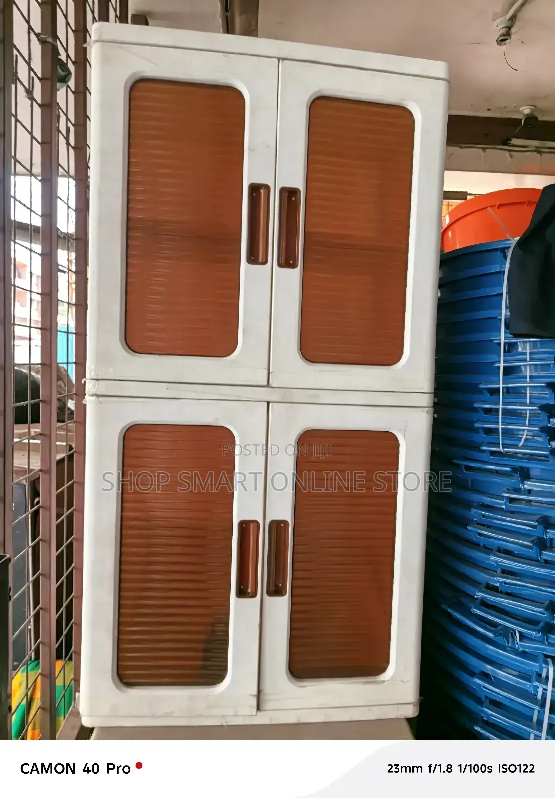Plastic Storage Cabinet Trolley Organizer