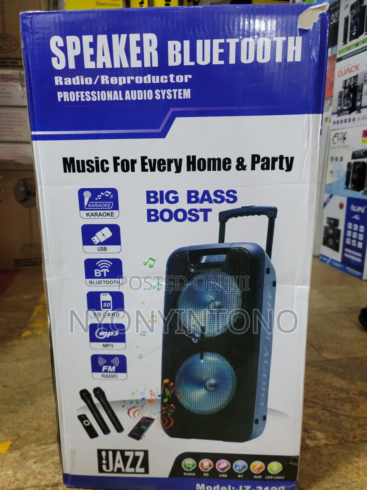 Jazz 10" Rechargeable Bluetooth Speaker