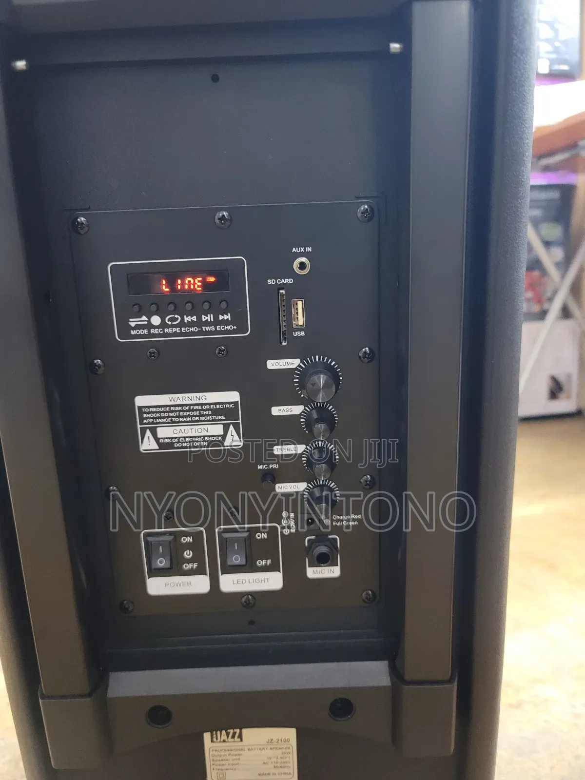 10" Rechargeable Bluetooth Public Addres System + 2 Mics