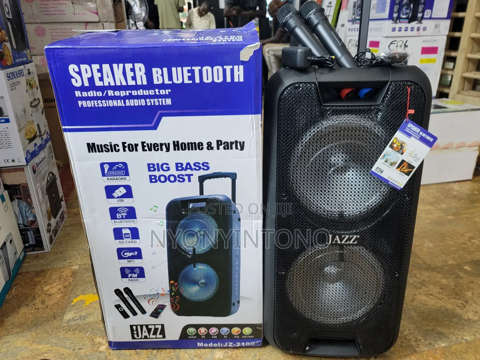 Jazz 10" Bluetooth, Radio Professional Audio System