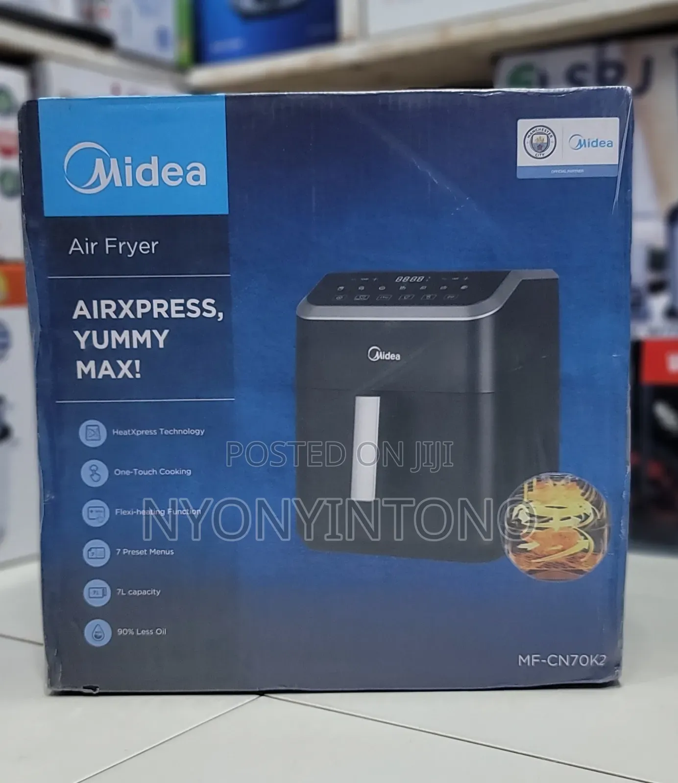 Midea 7l High-Quality Digital Air Fryer With 2yrs Warranty
