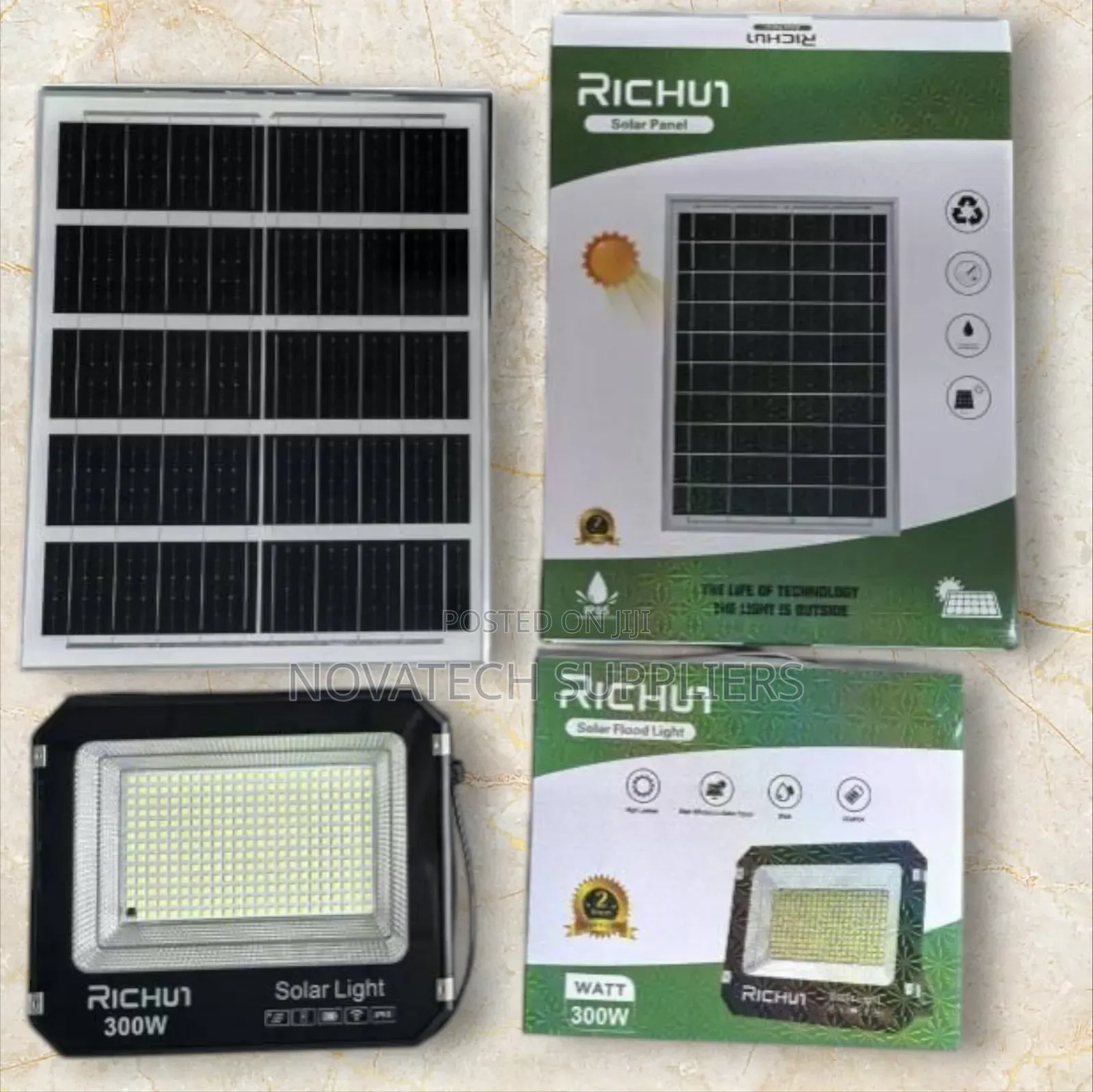 300w Original Richur Led Solar Flood Lights Remk