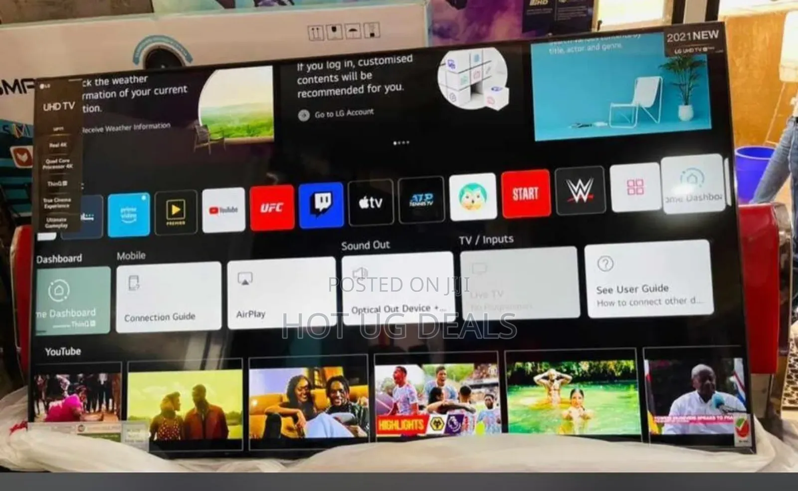 Smartplus 65 Inch Frameless Fhd Smart Android Tv - Black
