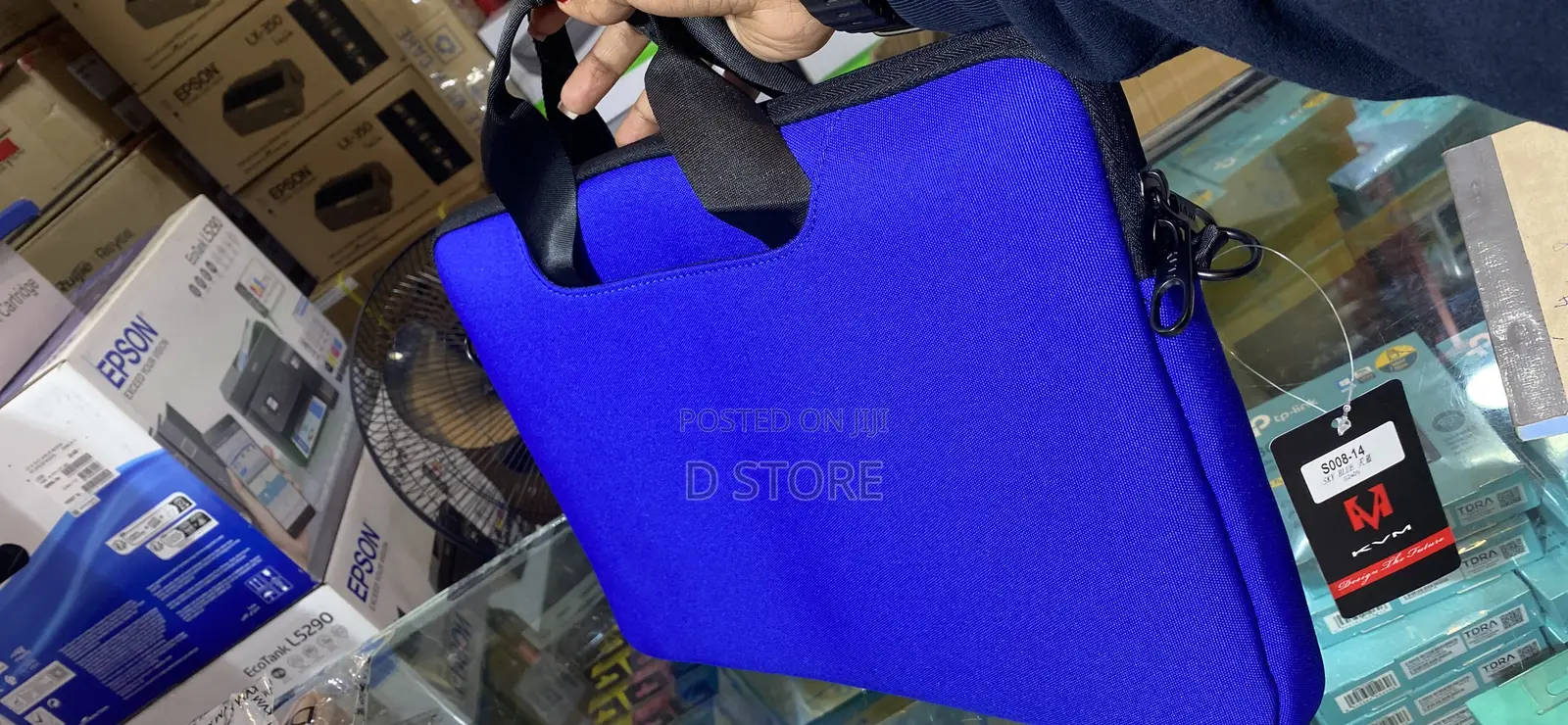 KVM Carry Case Blue Laptop Bag