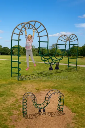 Outdoor Active Frame Children Wave Playground Climber