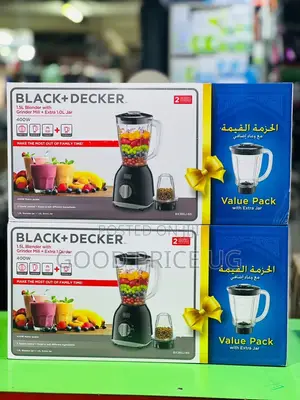 Black Decker Blender With Grinder+ 1l Jarbx365e-B5bx365e-B