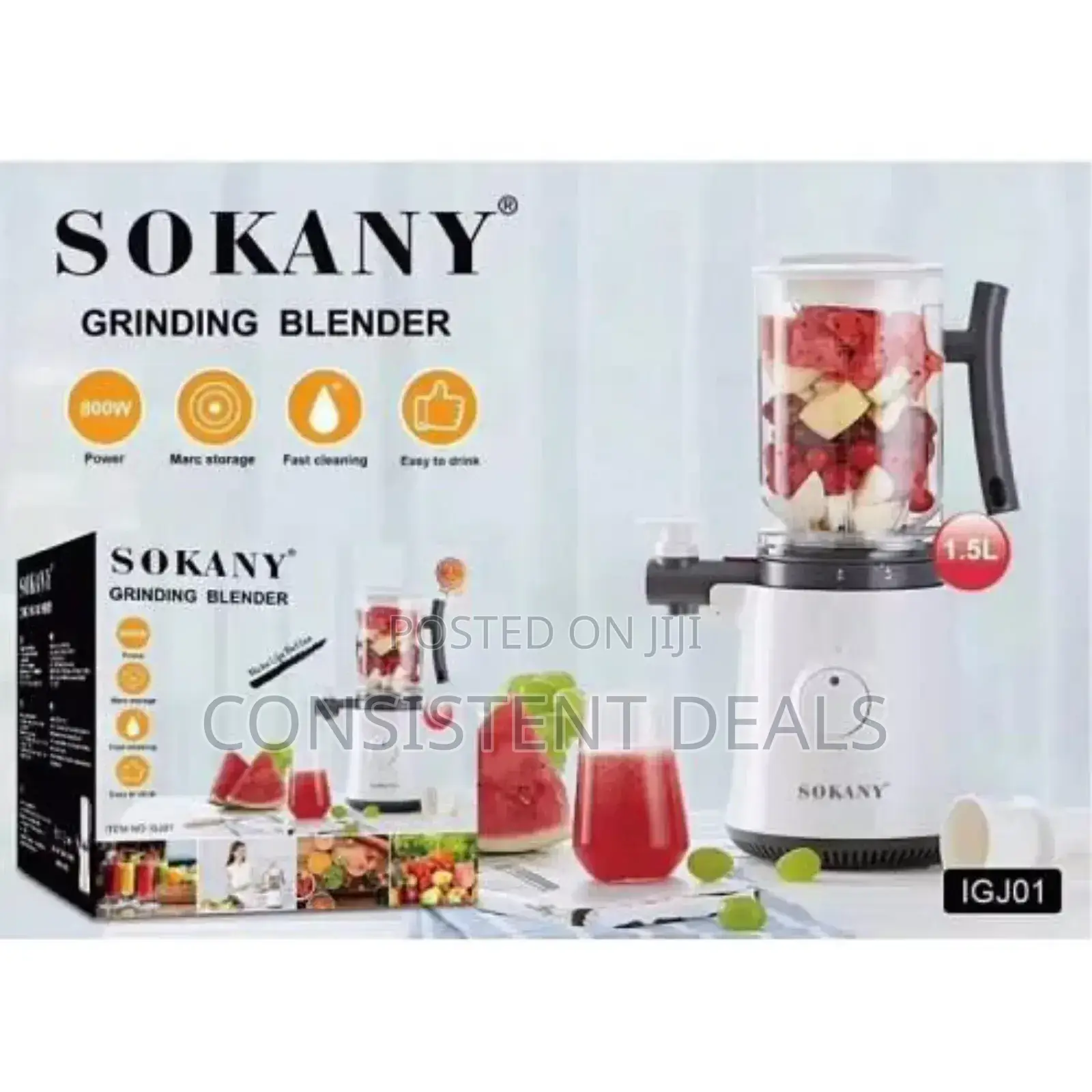 Sokany Grinding Blender 1.5l