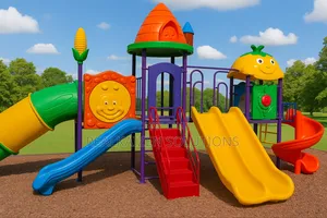 Colorburst Outdoor Multi-Activity Adventure Playground Set