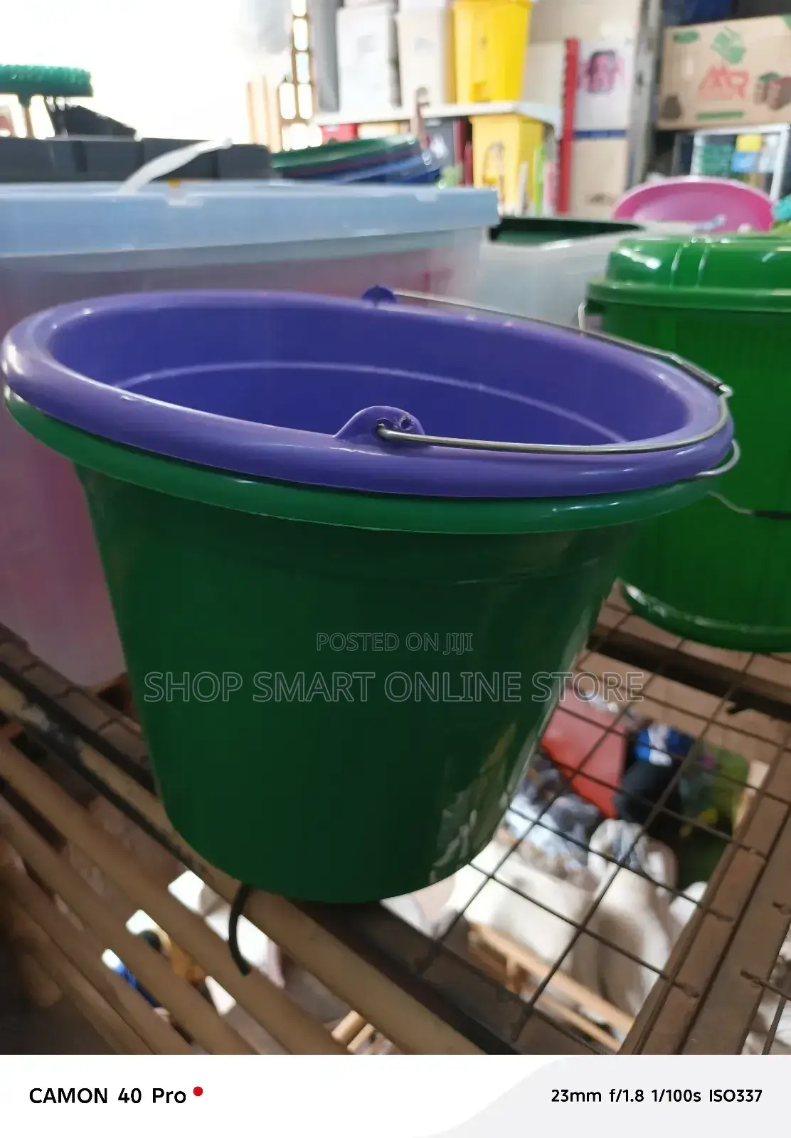 Plastic Open Buckets 120ltrs