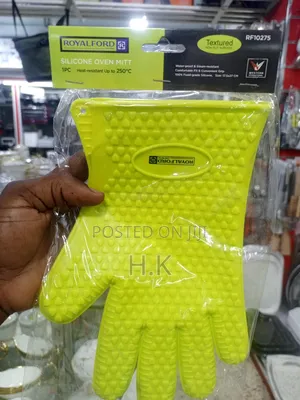 1pair Royalford Rf10275 Silicone Oven Mitt.