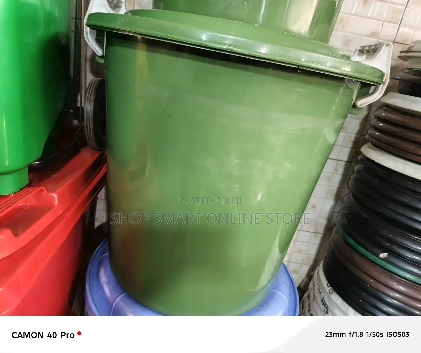 Heavy-Duty Plastic Buckets 120ltrs
