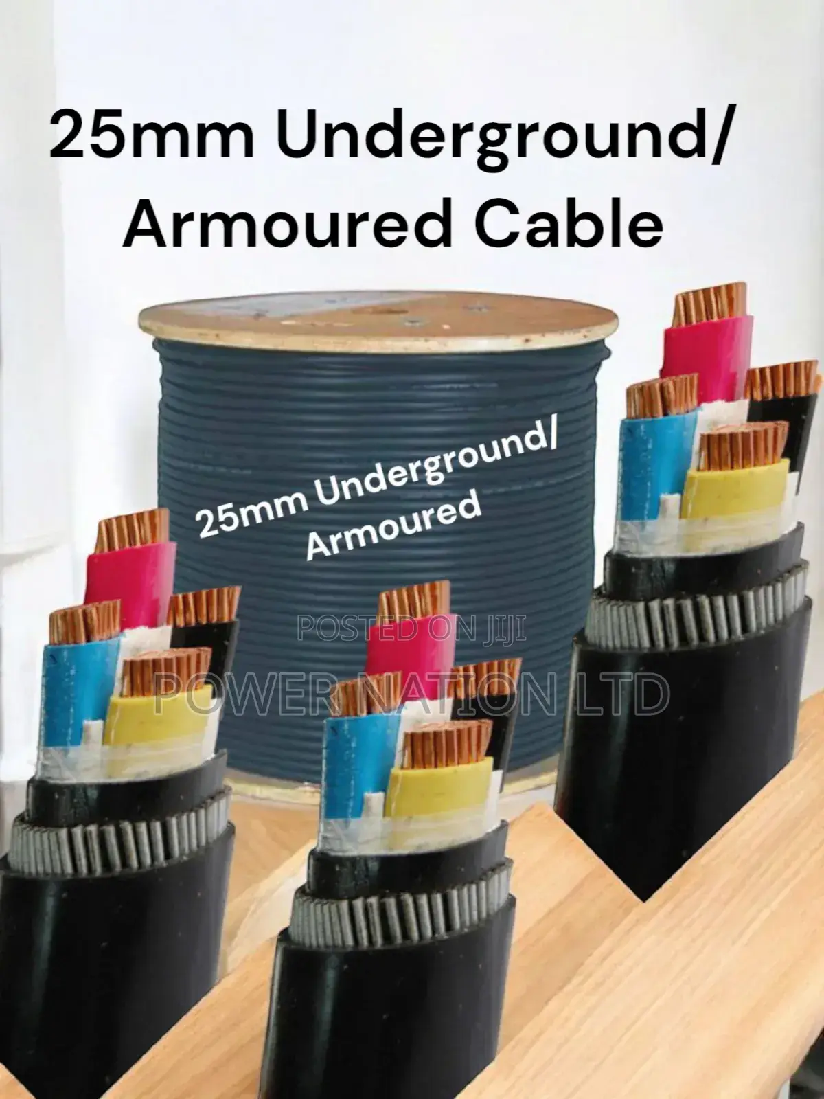 25mm 4core Armoured/Underground Cable for Electrical Wiring