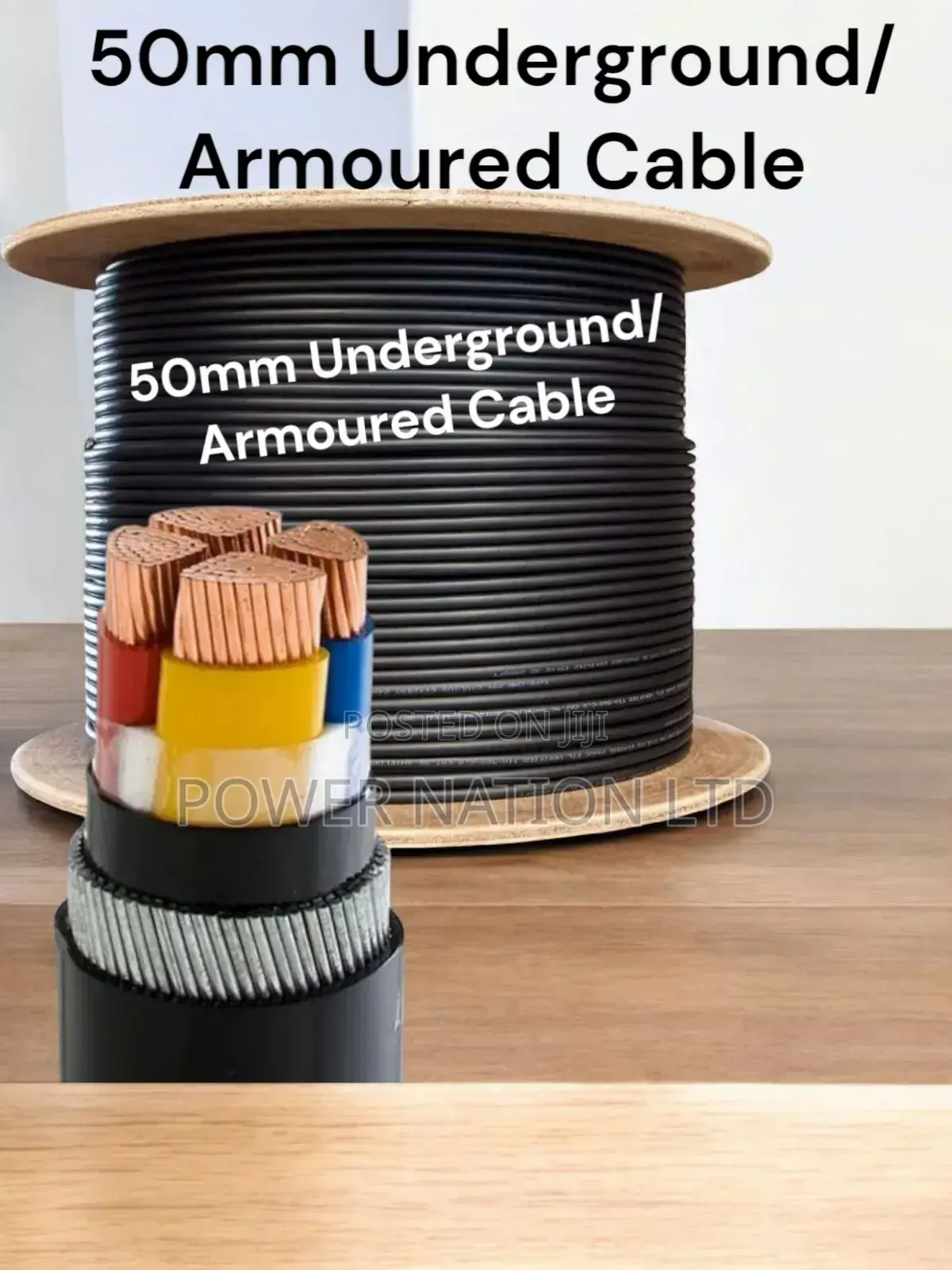 50mm 4core Armoured/Underground Cable for Electrical Wiring