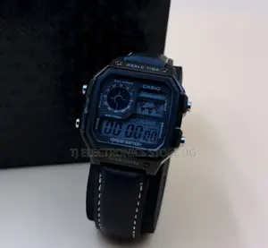 Casio Illuminator Digital Pure Leather Wrist Watch