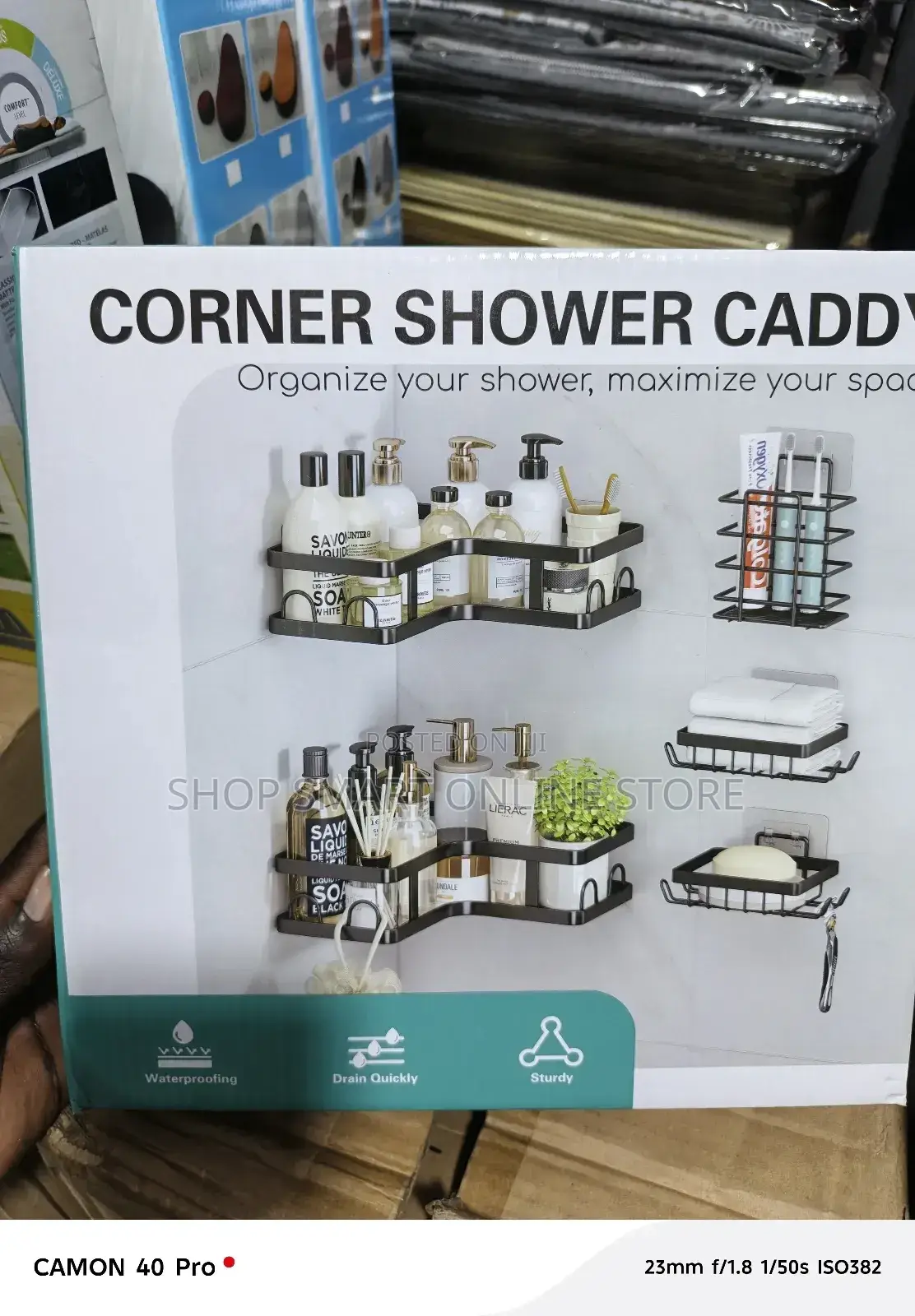 Corner Shower Bathroom Organizer