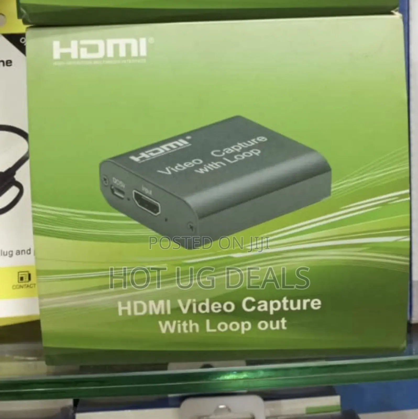 Hdmi Video Capture With Loop Out Adapter - Black