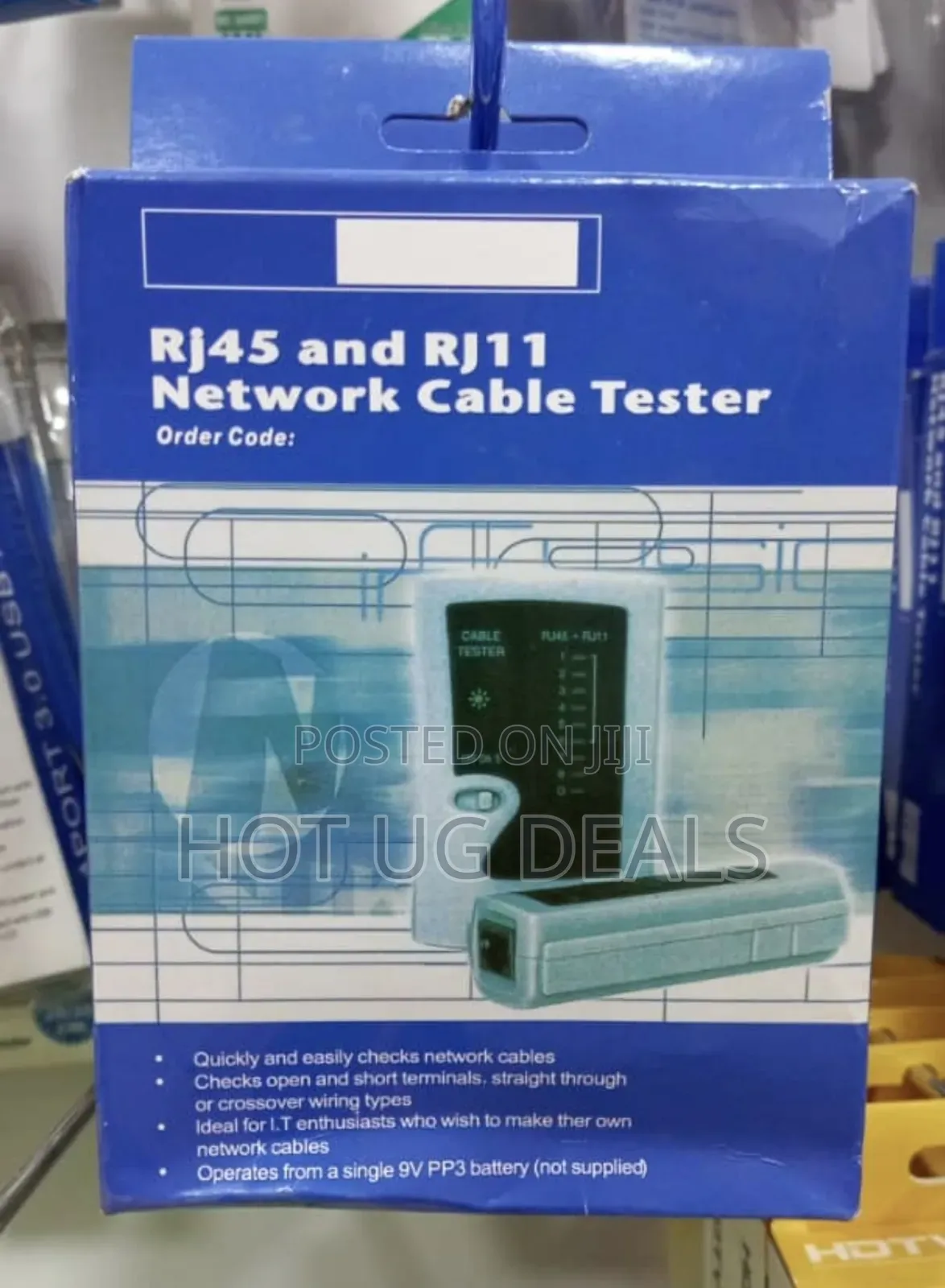 Rj45 And Rj11 Network Cable Tester