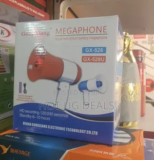 Handheld Megaphone With  Recorder, Usb Rechargeable