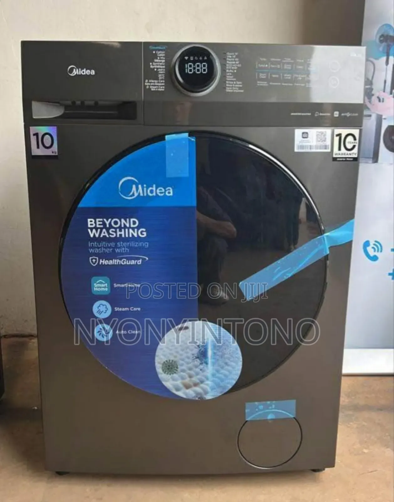 Midea 10kg Top-Quality Front Loader Washing Machine