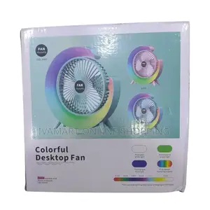 Colorful Portable Desktop Fan