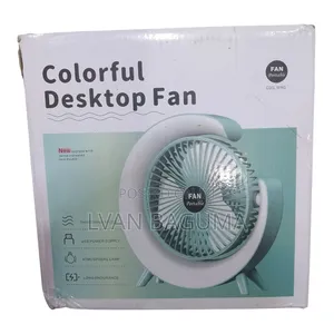 Colorful Portable Desktop Fan