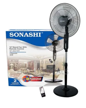Sonashi 16 Inch Stand Fan With Remote Control And Timer