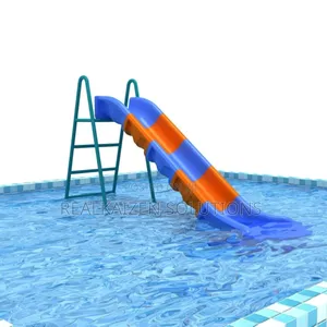 Multi Color Sturdy Fun Wave Playground Slide 4 Meters