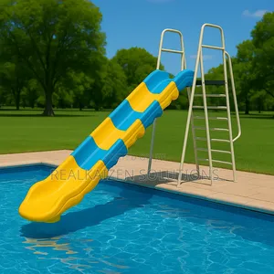 Multi Color Sturdy Fun Wave Playground Slide 4 Meters