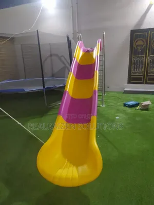 Multi Color Sturdy Fun Wave Playground Slide 4 Meters