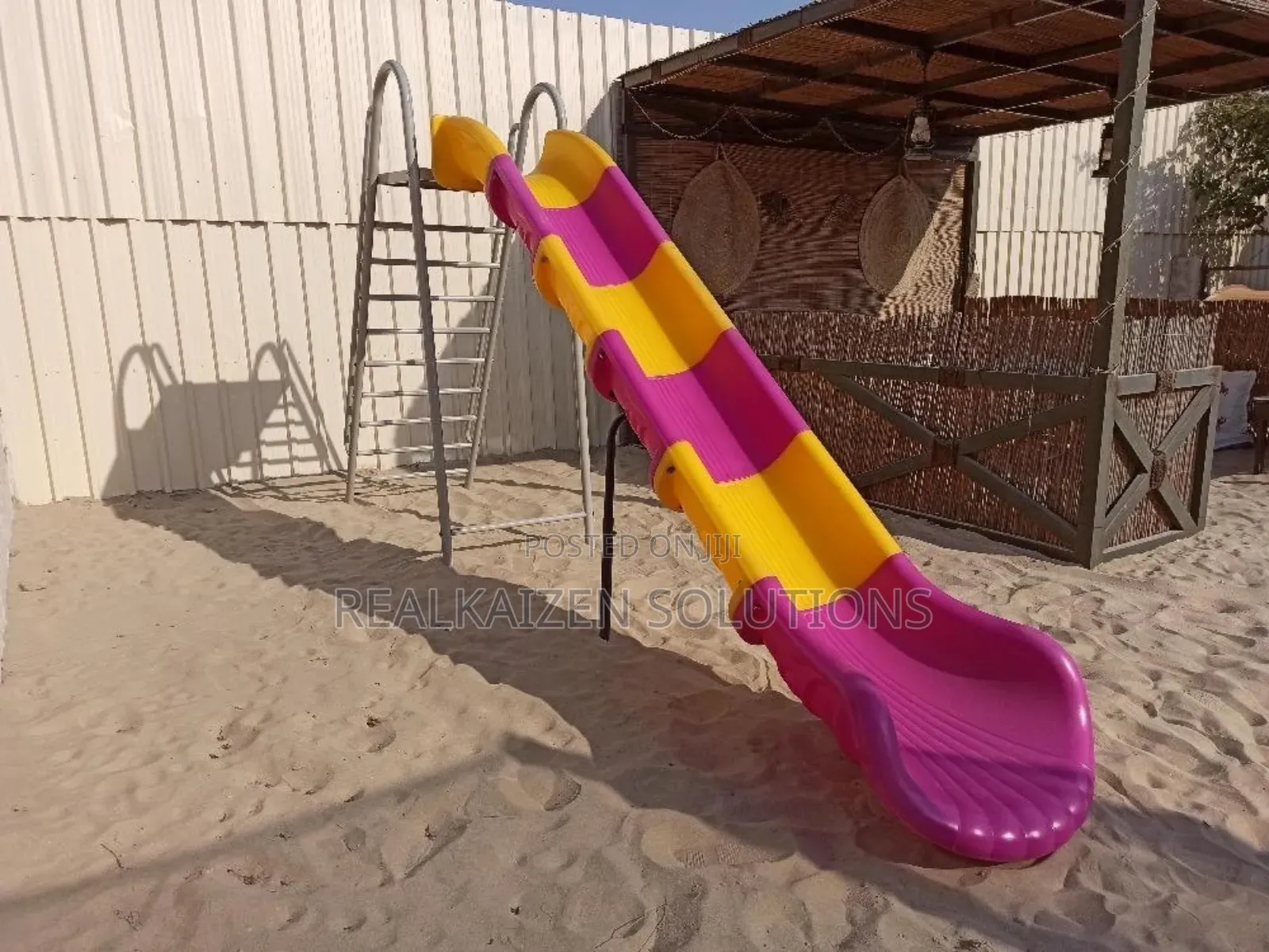 Multi Color Sturdy Fun Wave Playground Slide 4 Meters