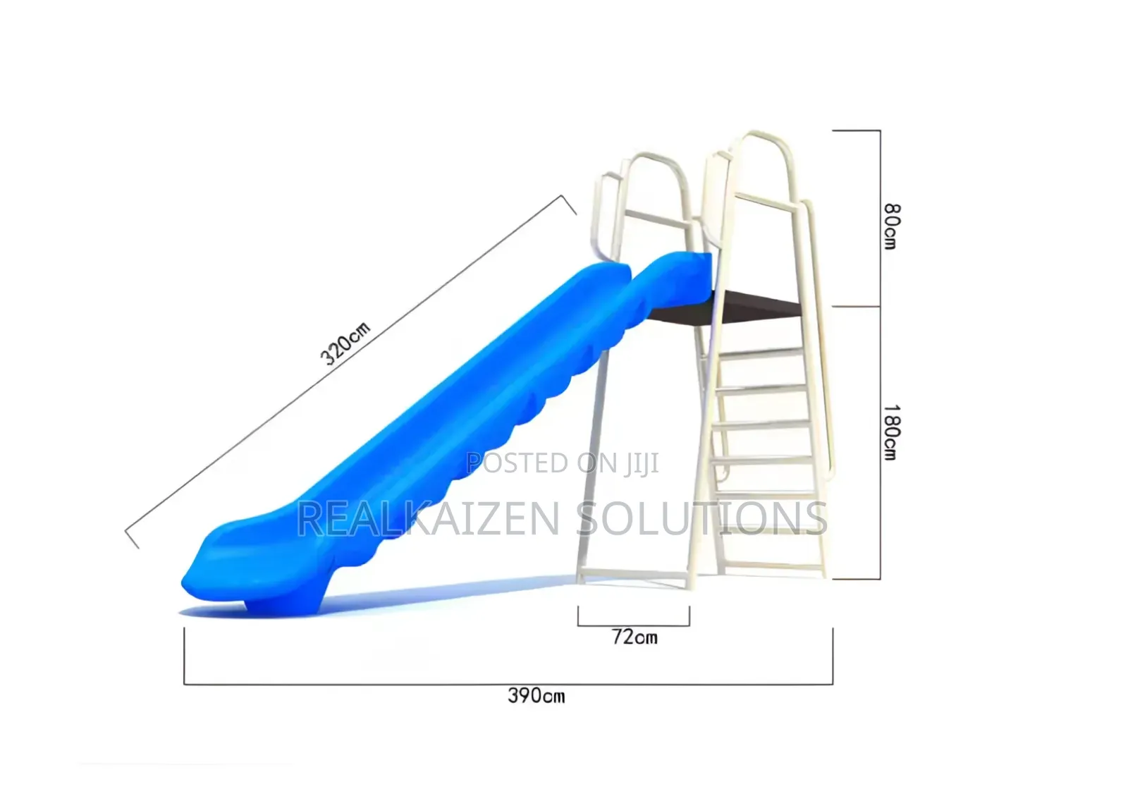 Multi Color Sturdy Fun Wave Playground Slide 4 Meters