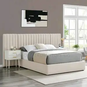 King Size Bed Cream