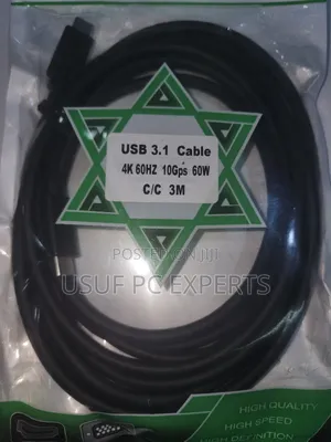 Type C to C Usb Cable 60 Watts