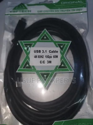 Type C to C Usb Cable 60 Watts