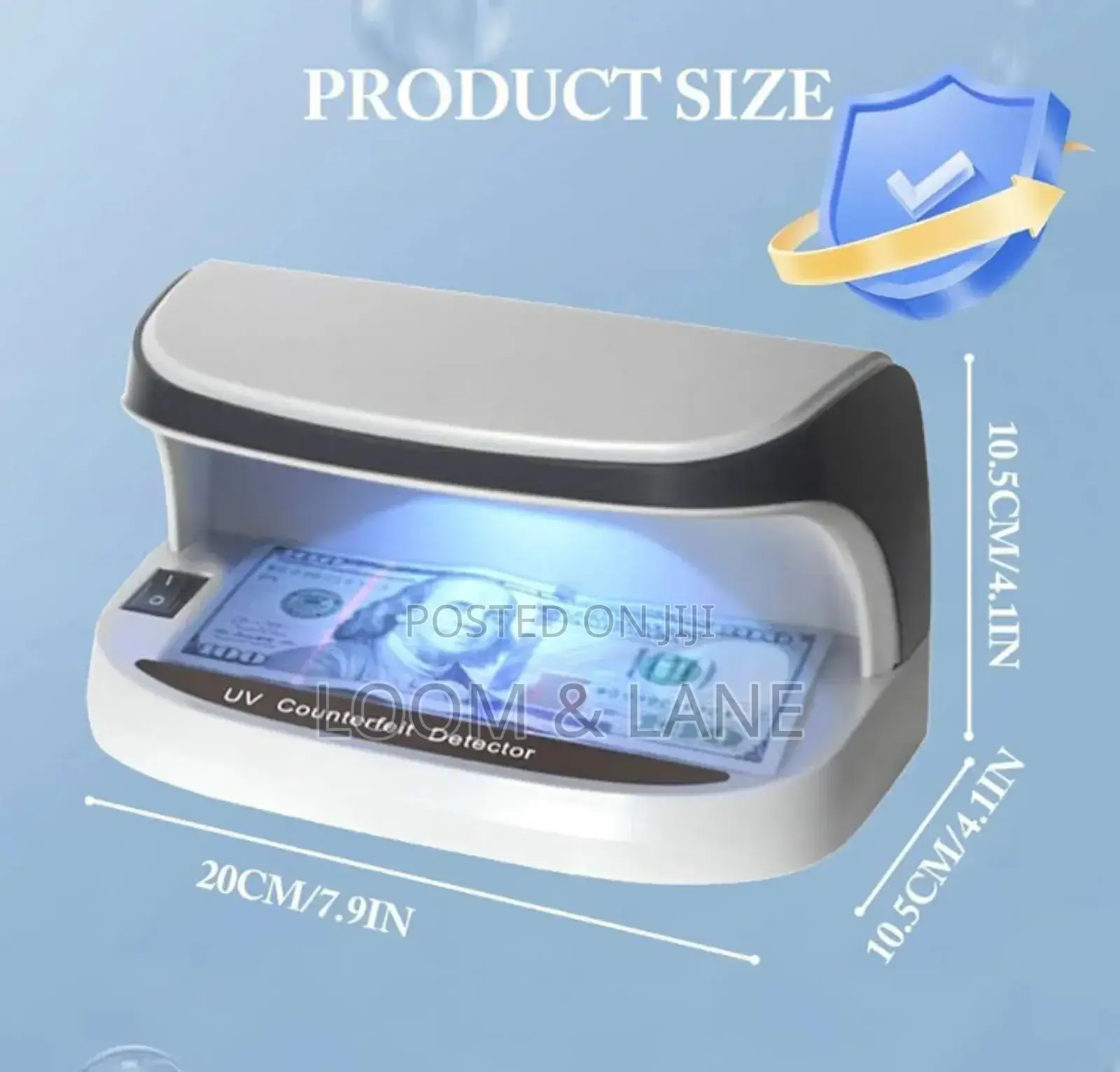 Rechargeable Desktop Fake Currency Detector