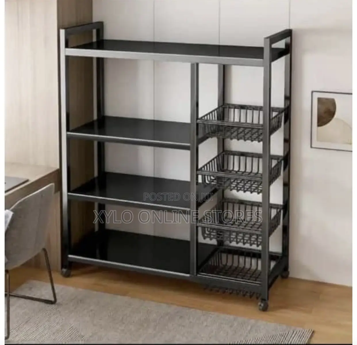 Carbon Steel Kitchen Storage Rack