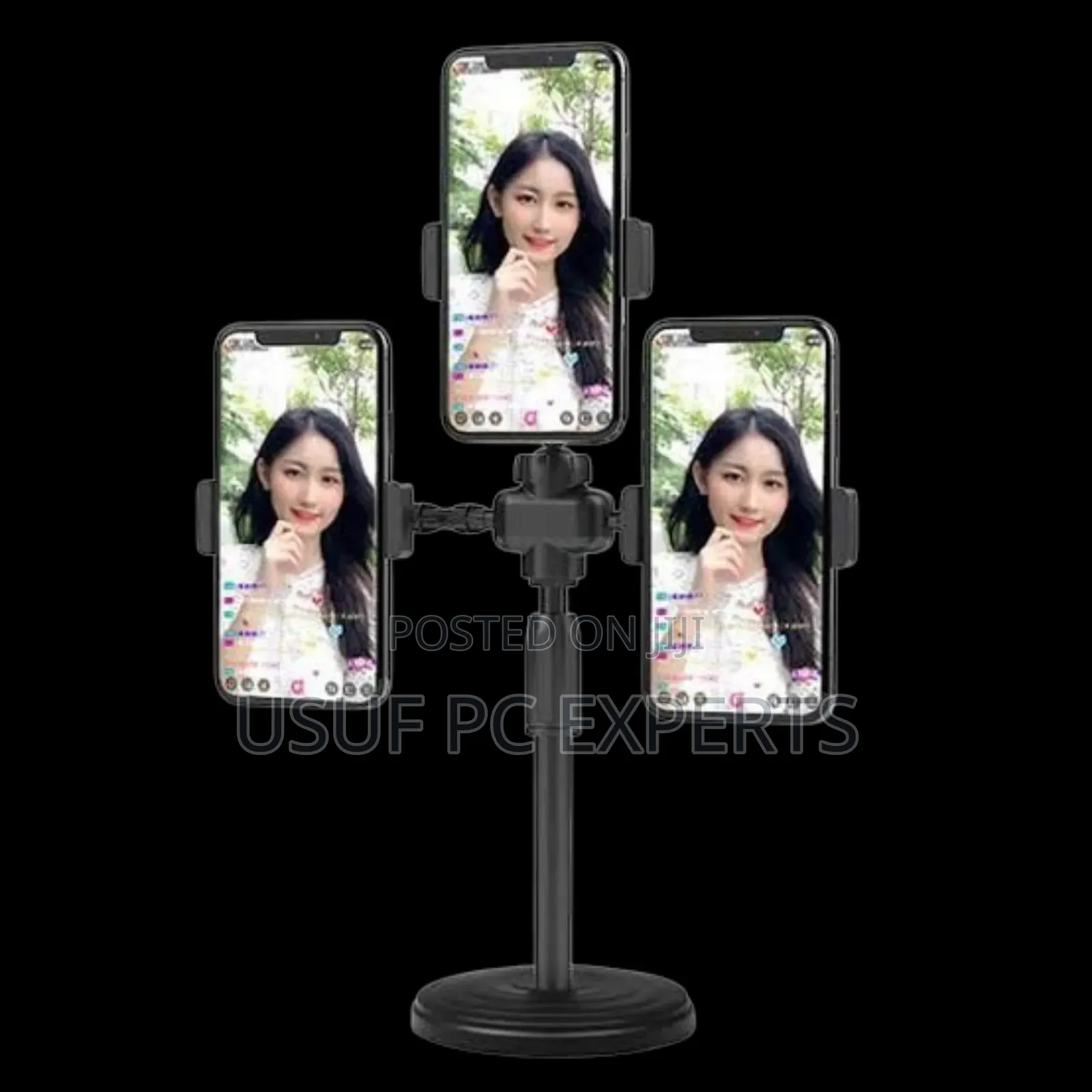 Triple Professional Phone Stand Tripod