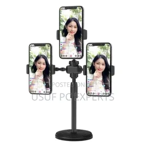Triple Professional Phone Stand Tripod