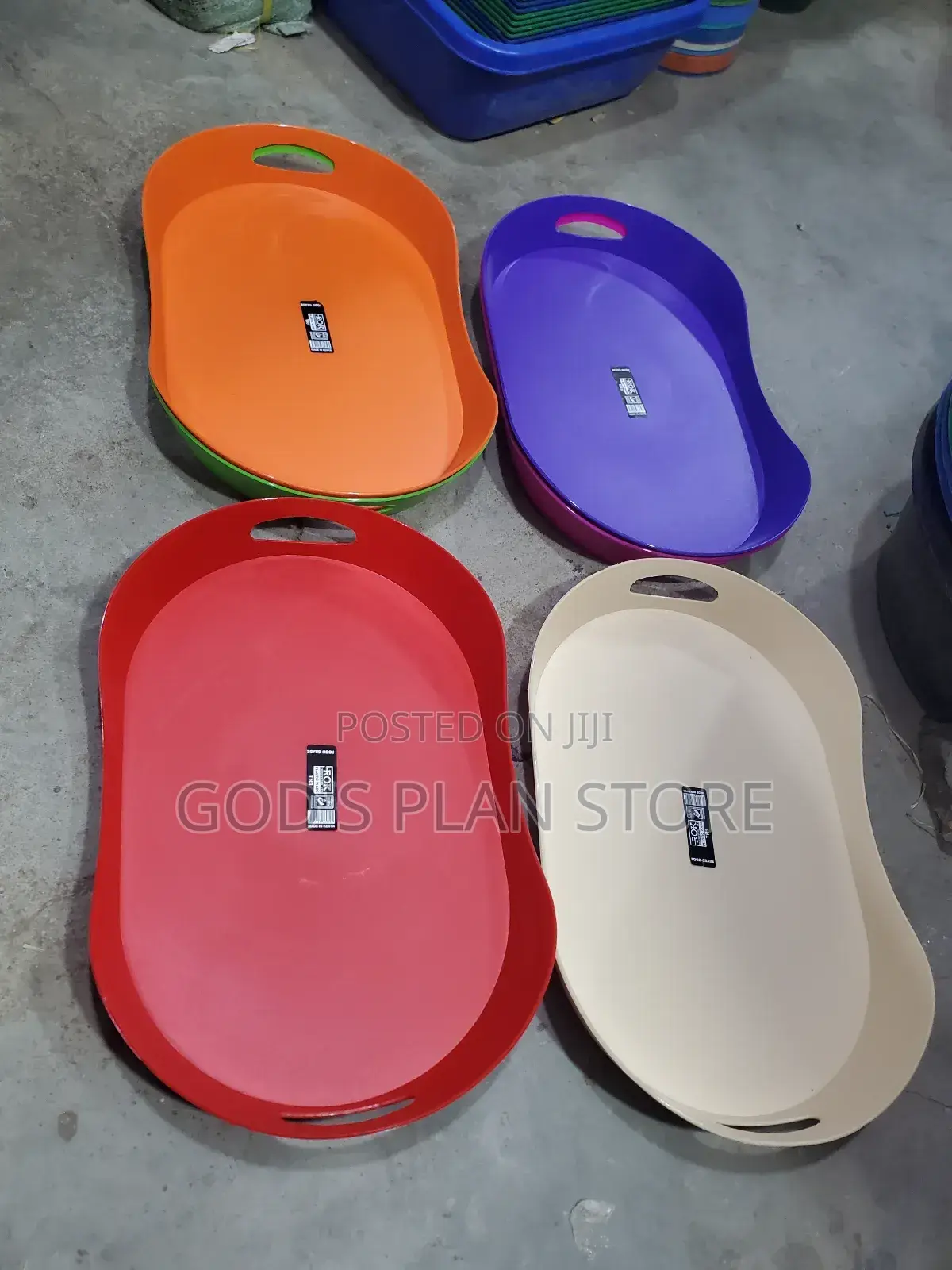 12pcs Sumo Plastic Serving Trays
