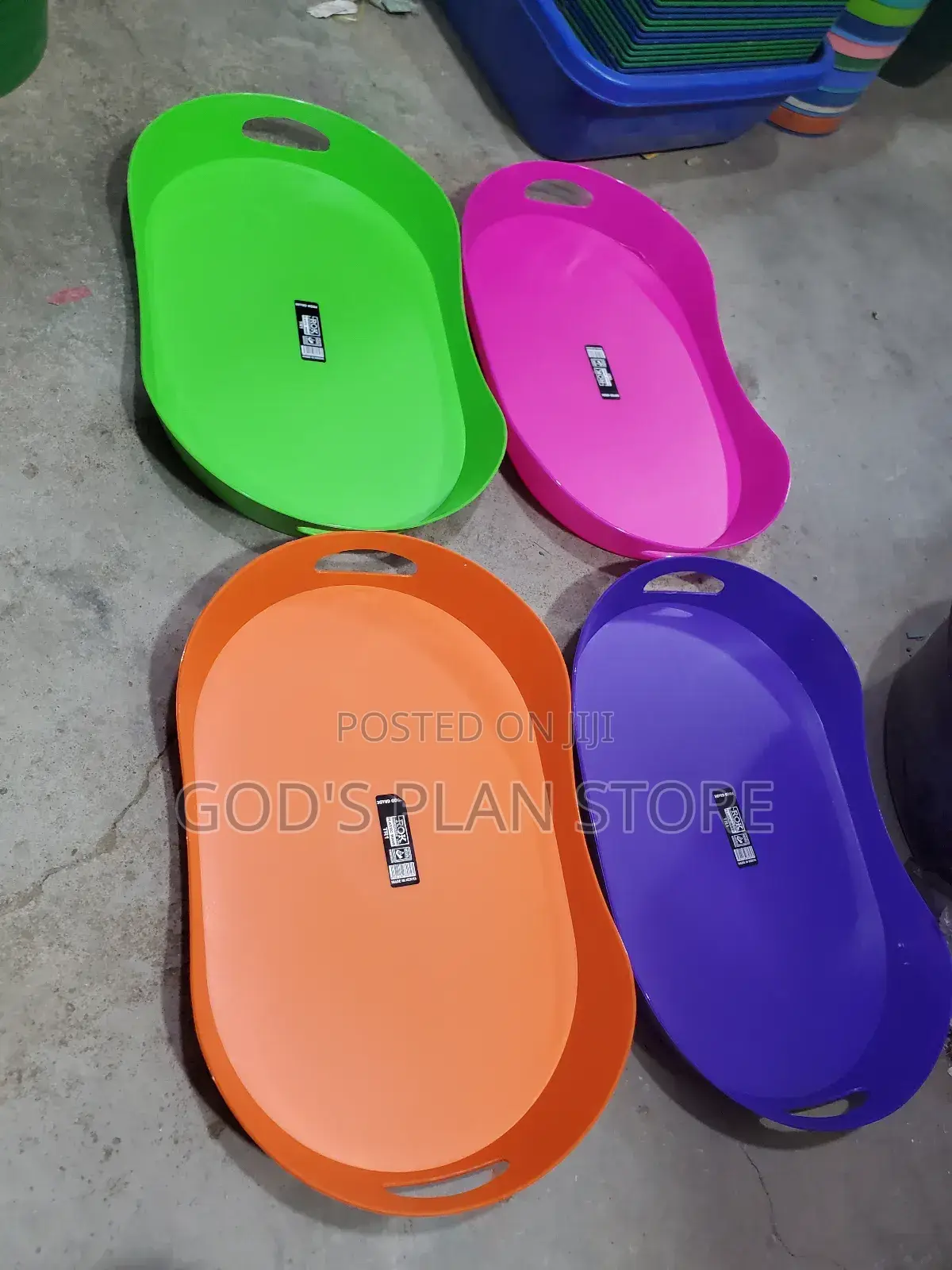 12pcs Sumo Plastic Serving Trays