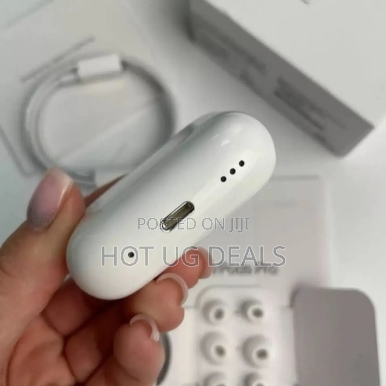Airpods Pro With Charging Case Earbuds  - White