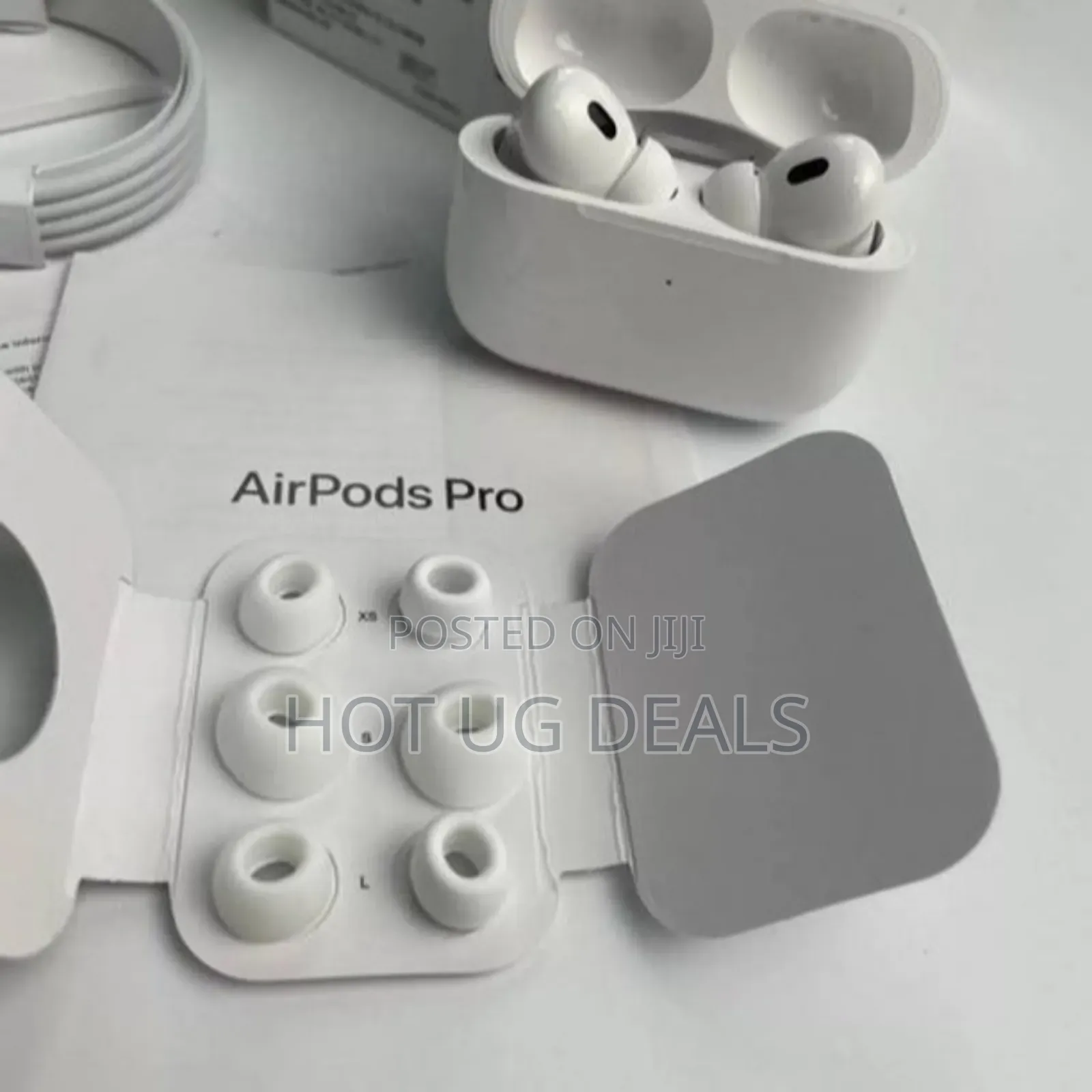 Airpods Pro With Charging Case Earbuds  - White