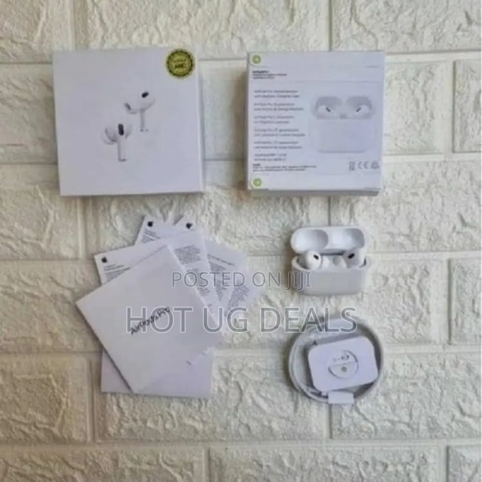 Airpods Pro With Charging Case Earbuds  - White