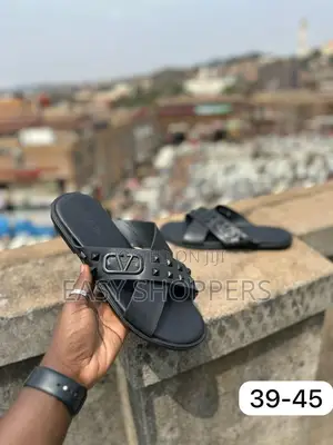 Original Men’S Valentino Cross Leather Sandals