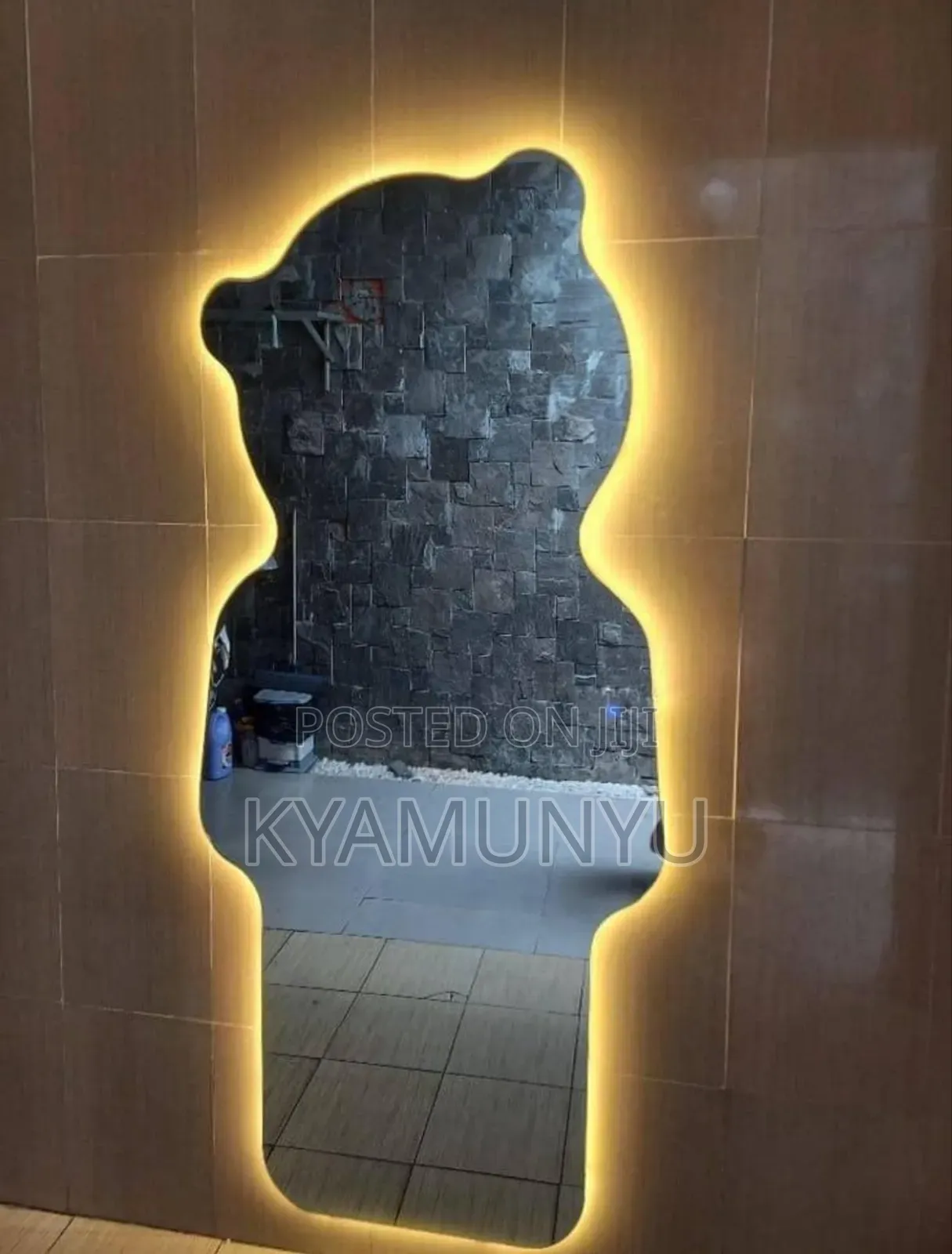 Teddy Bear Shaped Mirror