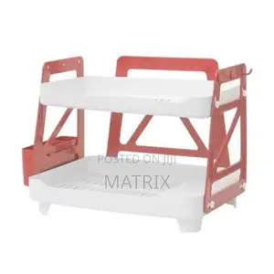 2 Tier/Double Dish Drainer - Multicolor